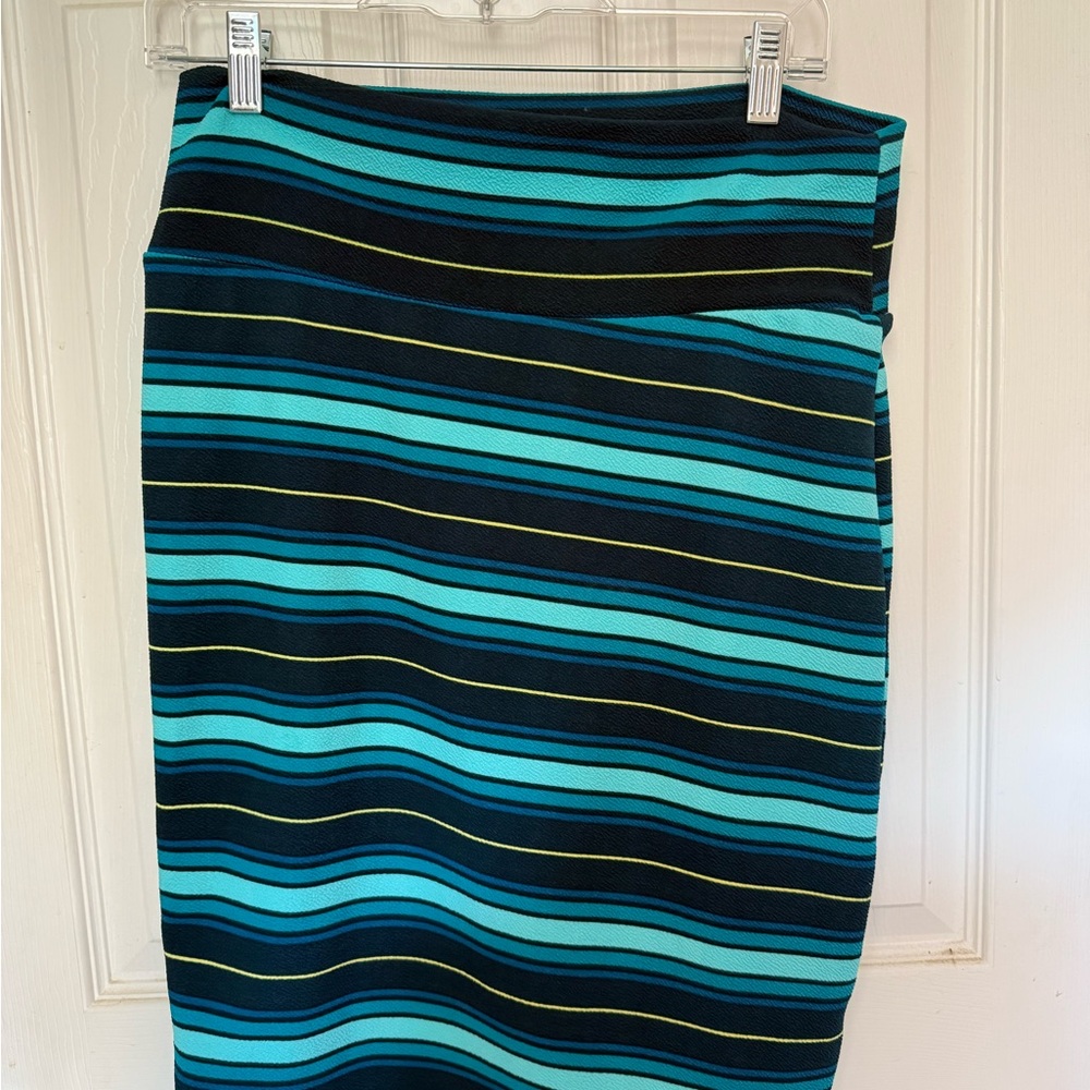 LuLaRoe Multicolored Midi Pencil Skirt Casual